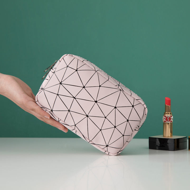 Wholesale PU Large Capacity Portable Cosmetic Storage Bag